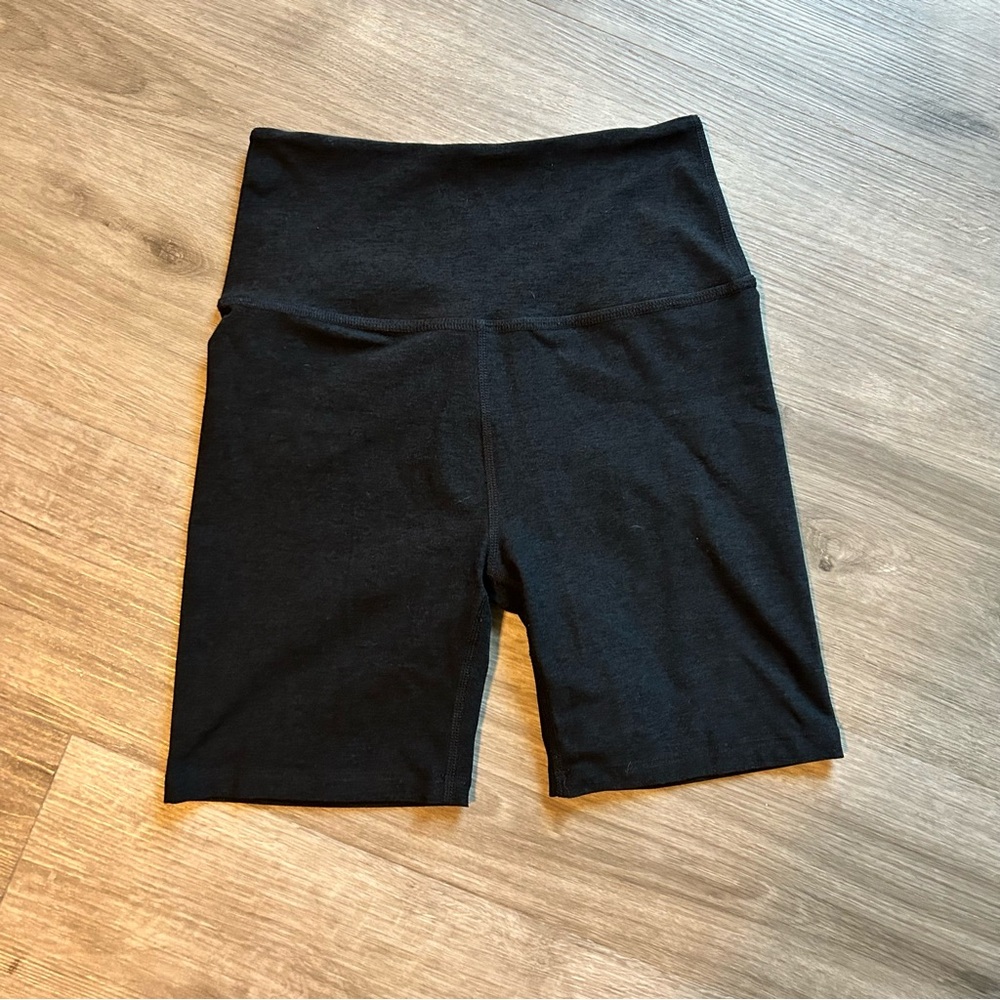 Beyond Yoga Midnight Black Bike Shorts